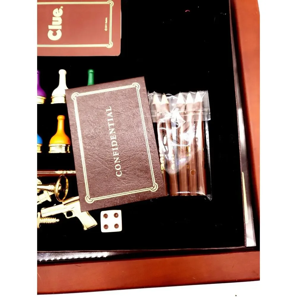 Restoration Hardware Clue Luxury Edition Board Game 2007 3-6 Players Complete